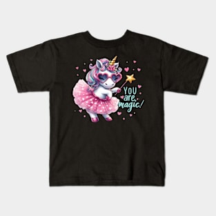 Magical Unicorn You Are Magic Kids T-Shirt